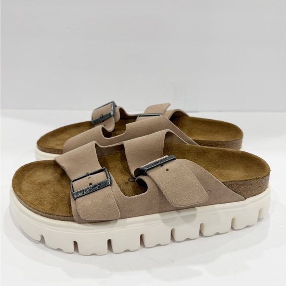 Papillio by Birkenstock Arizona Chunky Suede Leather platform sandals - Picture 5 of 8